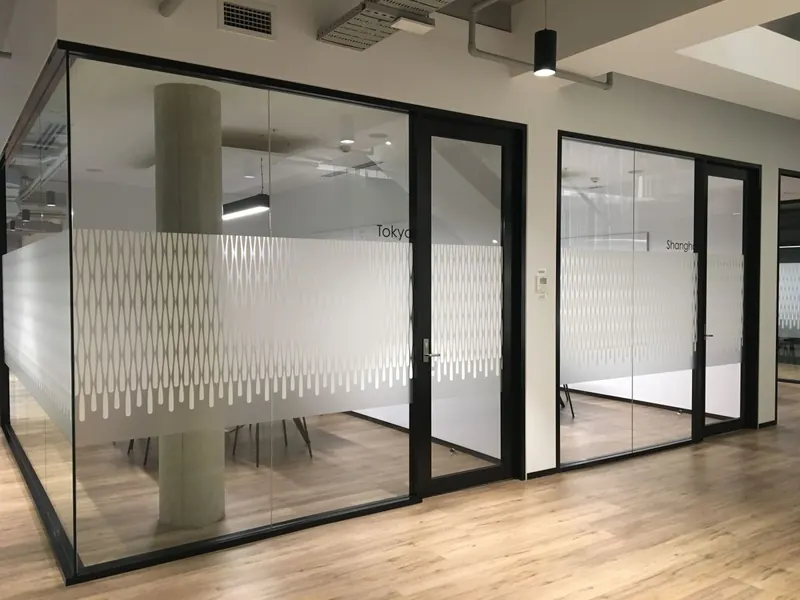 Frosted window film