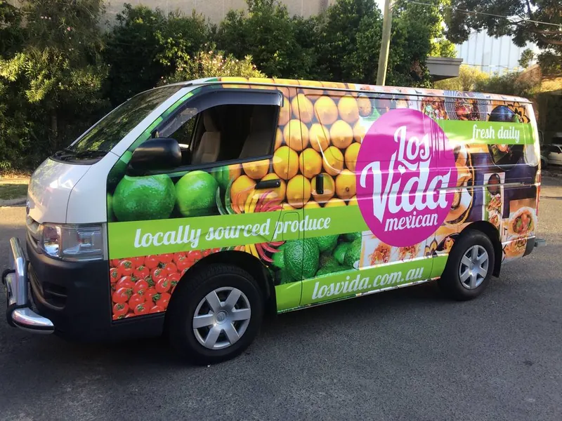 Full van wrap · Los Vida Mexican