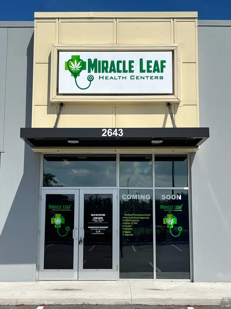 Channel letters · Miracle Leaf