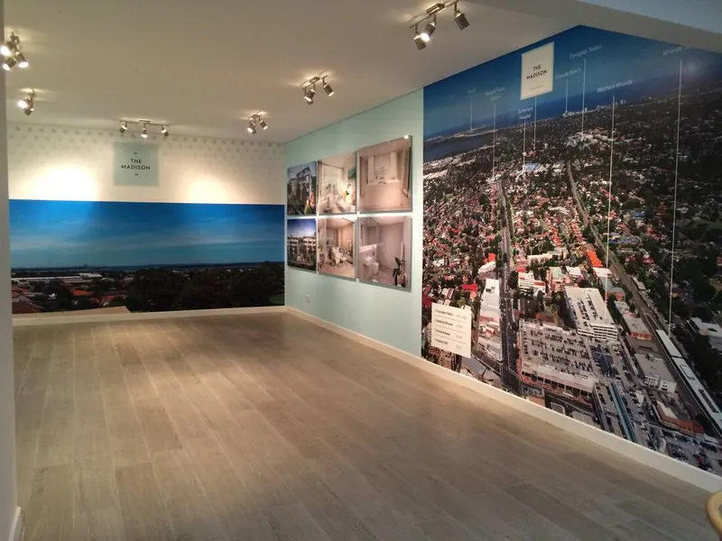 Sales gallery wall graphics