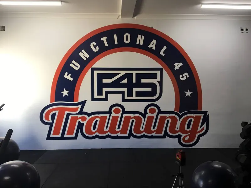 Wall Graphics — Gym wall logo